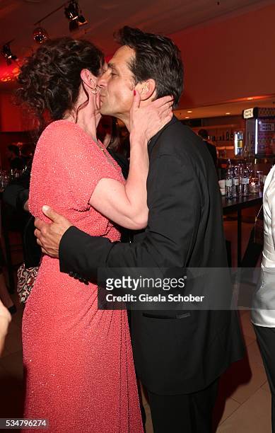Natalia Woerner and her formerly husband Robert Seeliger during the Lola - German Film Award 2016 after show party at Palais am Funkturm on May 27,...