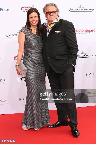 Michael Brandner and his wife Karin Brandner during the Lola - German Film Award 2016 on May 27, 2016 in Berlin, Germany.