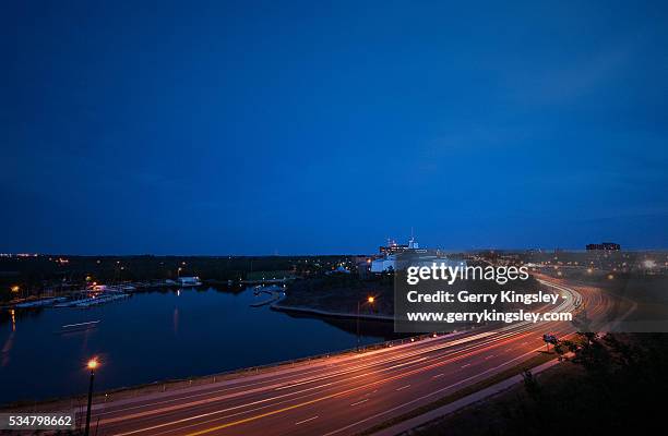 overlooking science north - sudbury stock pictures, royalty-free photos & images