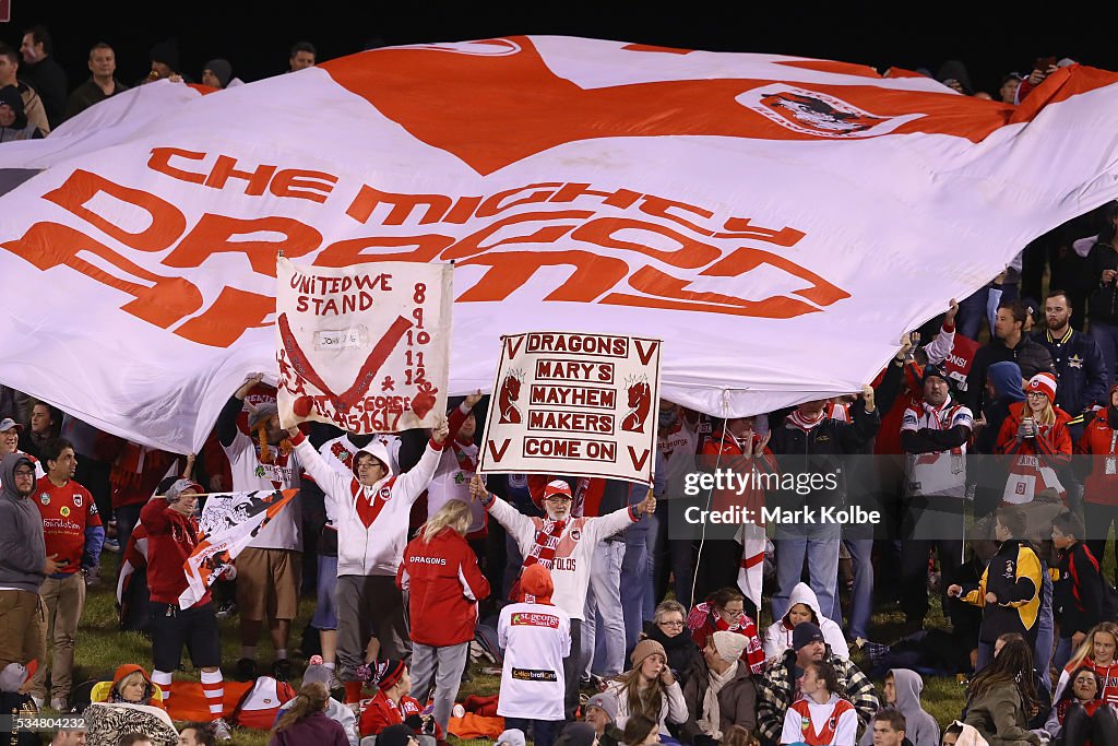 NRL Rd 12 - Dragons v Cowboys