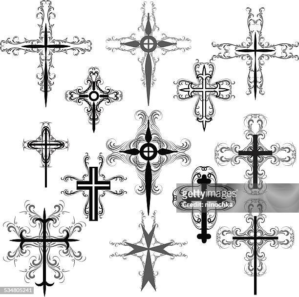 289 Black Cross Tattoo Designs Photos and Premium High Res Pictures - Getty  Images