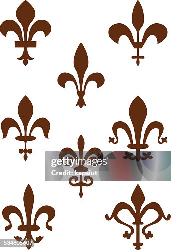Fleur-de-lis set Fleur-de-lis set