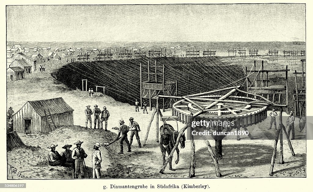 19th Century - Kimberley Diamond Mine