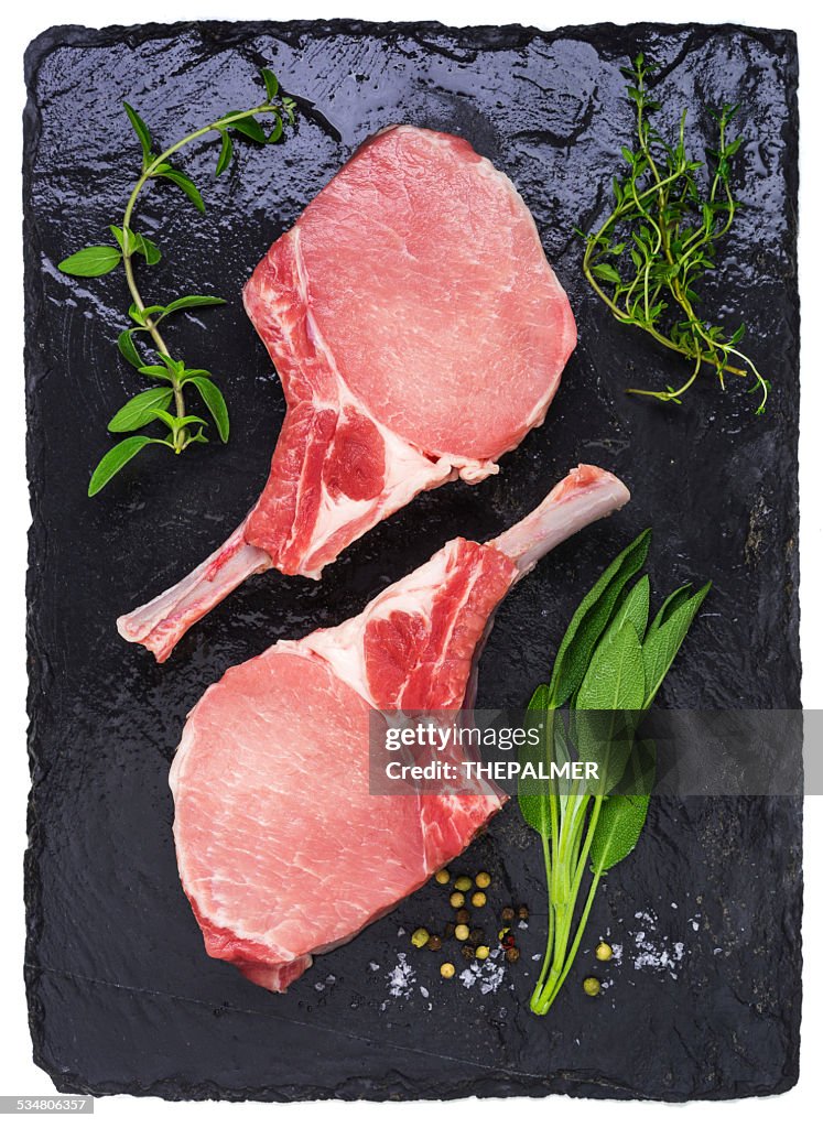 Bone-in pork chops