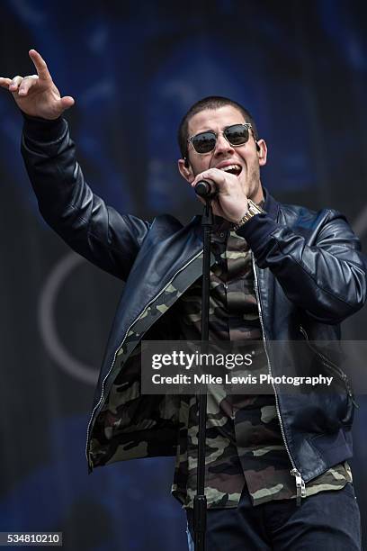 Nick Jonas performs at Powderham Castle on May 28, 2016 in Exeter, England.