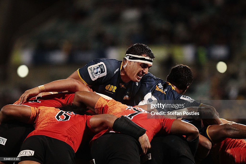 Super Rugby Rd 14 - Brumbies v Sunwolves