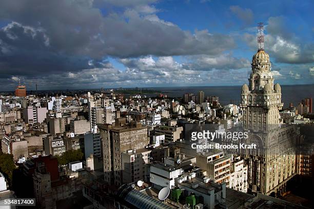 The skyline of Uruguay's capital city, Montevideo.