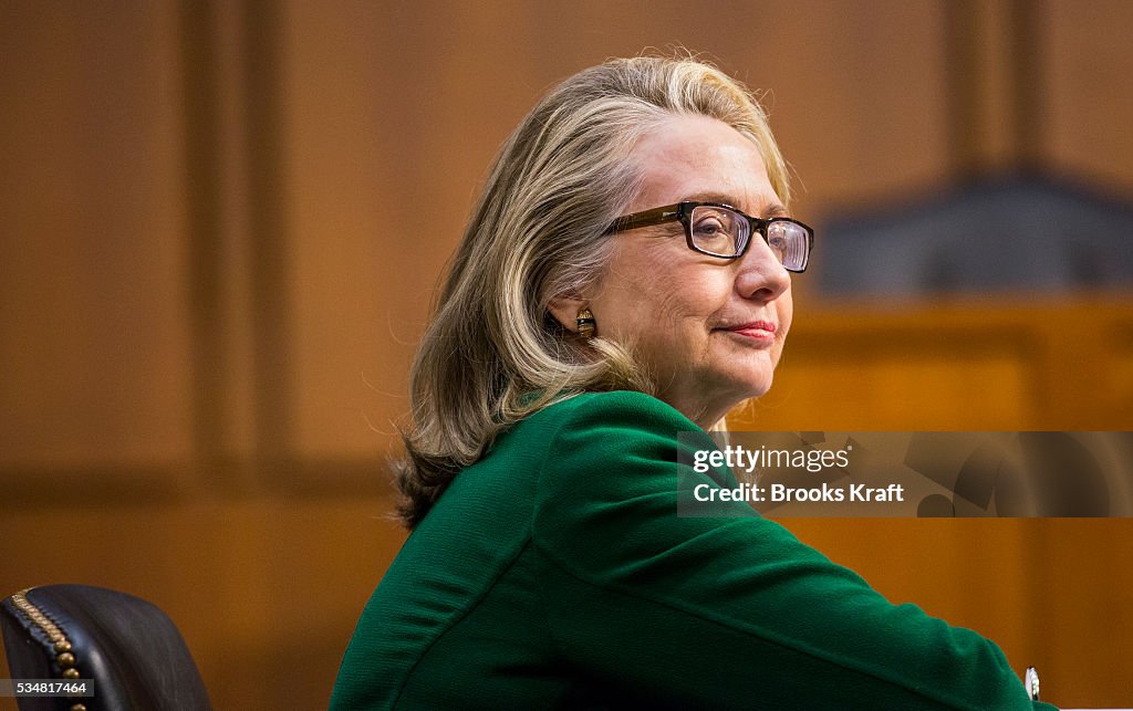 Clinton's Testifying U.S.Secretary of State Hillary Clinton testifies on the September ...