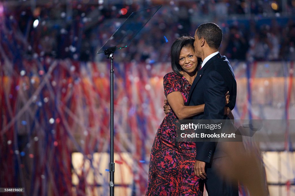 USA - 2008 Presidential Election - Barack Obama Addresses the DNC
