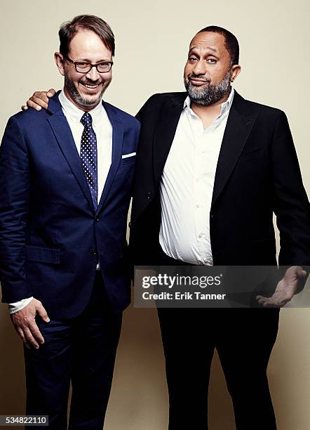 'Blackish' executive producer and showrunner Jonathan Groff and creator and writer of Kenya Barris pose for a portrait at the 75th Annual Peabody...