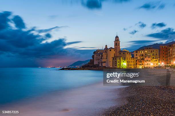 the beach and santa maria assunta basilica - torcello stock pictures, royalty-free photos & images
