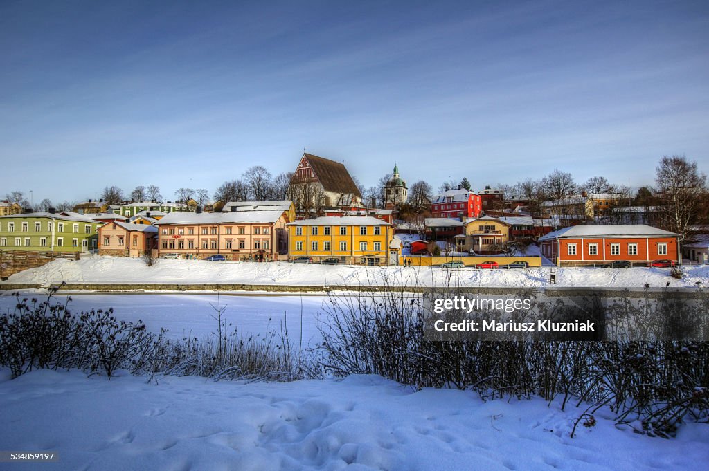 Porvoo, Finland in winter