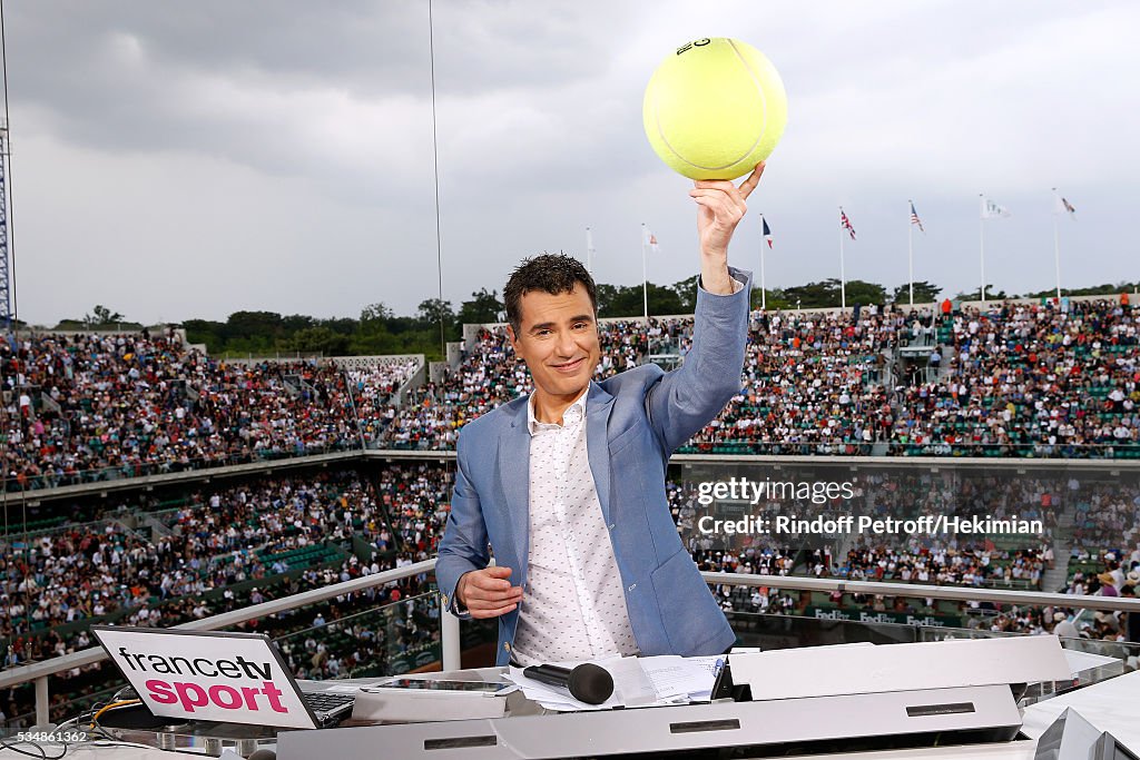 Celebrities at French Open 2016 - Day Seven