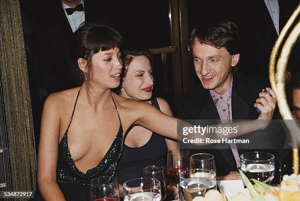 American model Christy Turlington and American film director Zoe Cassavetes at the CFDA Awards, New York City, USA, 1993.