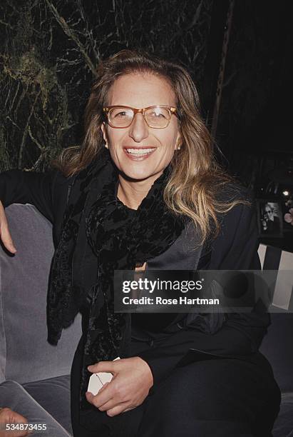 American portrait photographer Annie Leibovitz, 1992.