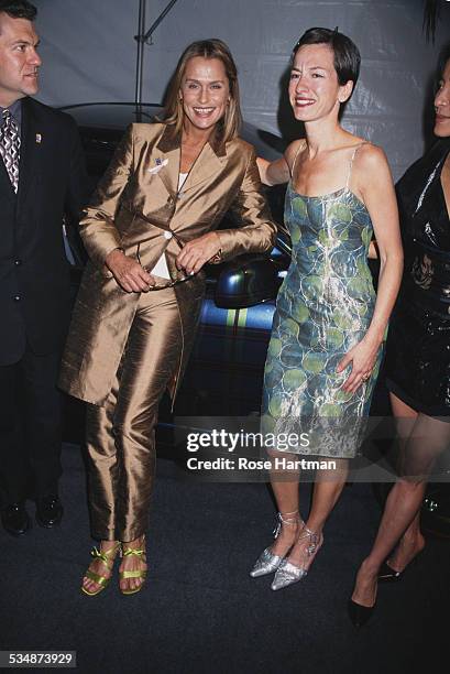 American model and actress Lauren Hutton and American fashion designer Cynthia Rowley attend People magazine's '50 Most Beautiful People' issue...