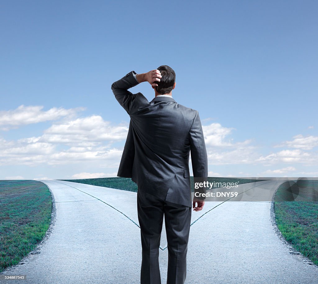 Empresário apresentado com o famoso "fork in the road