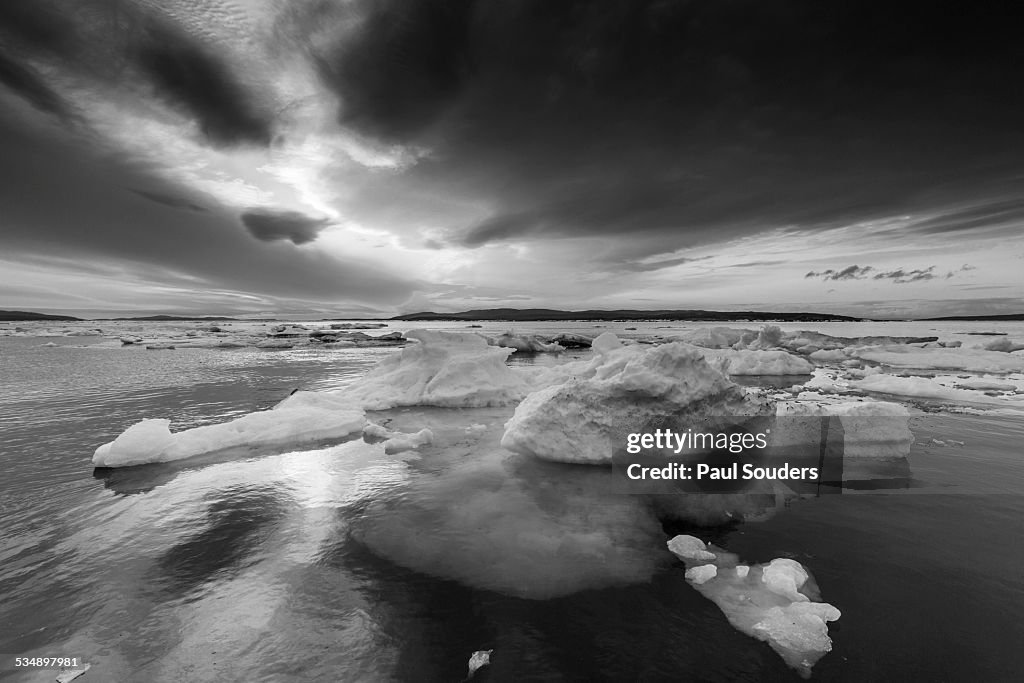 Melting Sea Ice, Hudson Bay, Canada