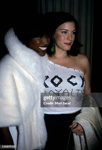 Liv Tyler at Metropolitan Museum of Art Costume Institute Gala, New York, December 6, 1999.