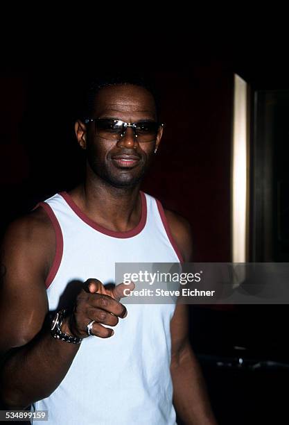 Brian McKnight at premiere of 'Planet of the Apes,' New York, July 23, 2001.