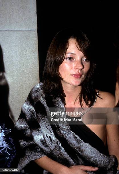 Kate Moss at Metropolitan Museum of Art Costume Institute Gala, New York, December 6, 1999.