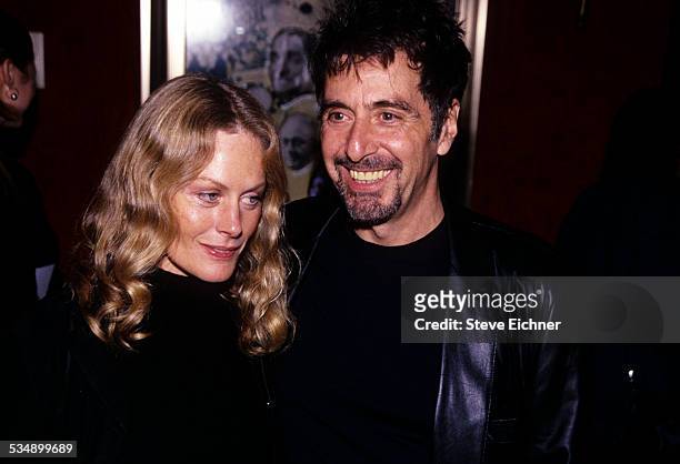 Beverly D'Angelo and Al Pacino at premiere of 'The Insider,' New York, November 1999.