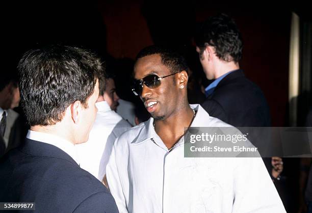 Sean Combs at premiere of 'Planet of the Apes,' New York, July 23, 2001.