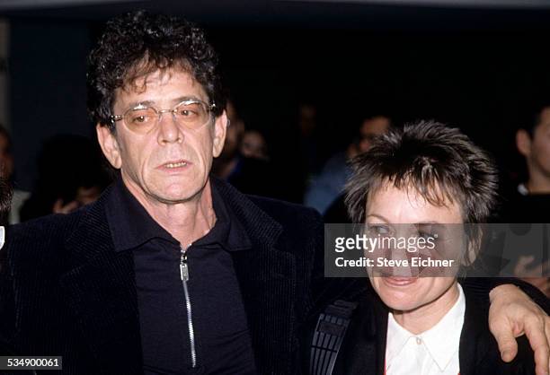 Lou Reed and Laurie Anderson at VH-1 Vogue Fashion Awards, New York, October 23, 1998.
