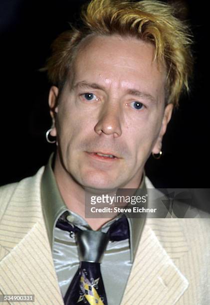 John Lydon aka Johnny Rotten of The Sex Pistols and Public Image Limited PIL at VH-1 Vogue Fashion Awards, New York, October 23, 1998.