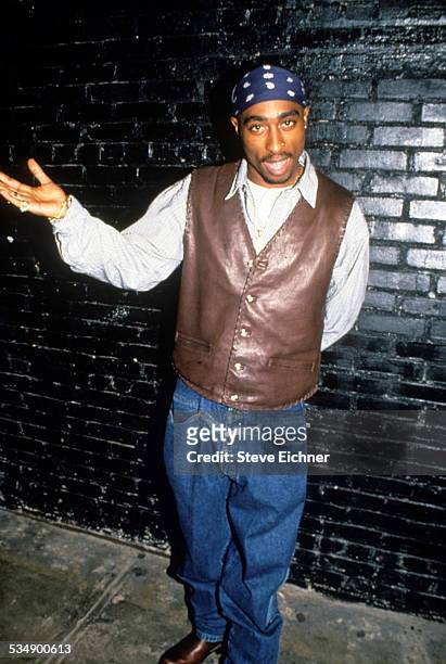 Tupac Shakur at Club USA, New York, April 2, 1994.