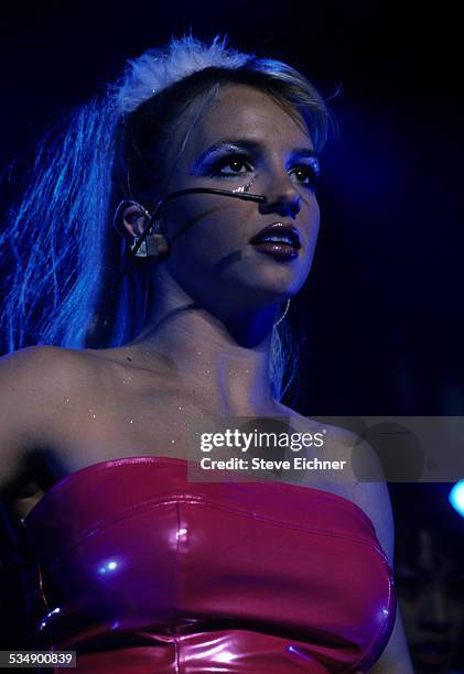 Britney Spears performs at Hammerstein Ballroom, New York, July 7, 1999.