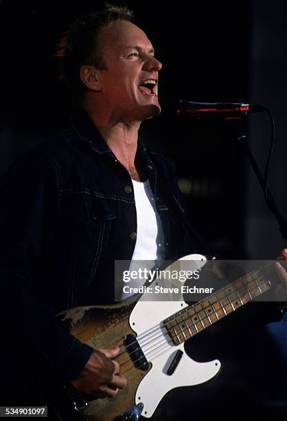 Sting performs at Today Show, New York, May 4, 2001.