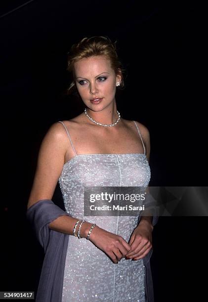 Charlize Theron at Metropolitan Museum of Art Costume Institute Gala, New York, December 6, 1999.