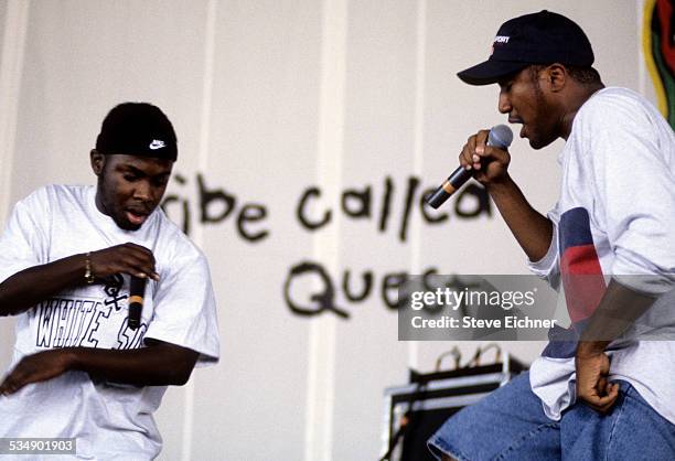 Tribe Called Quest's Q-Tip at performs at Lollapalooza, Chicago, Illinois, July 15, 1994.