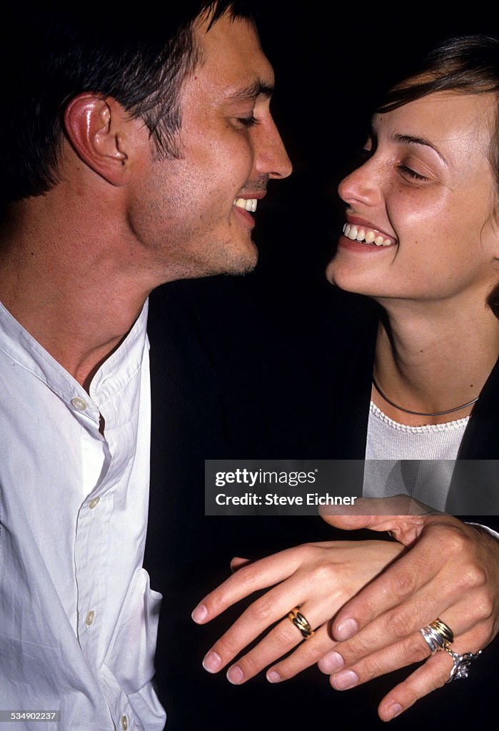 Herve Le Bihan and Amber Valletta engagement party for Amber Valletta