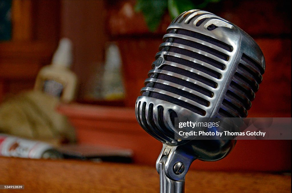 Vintage microphone