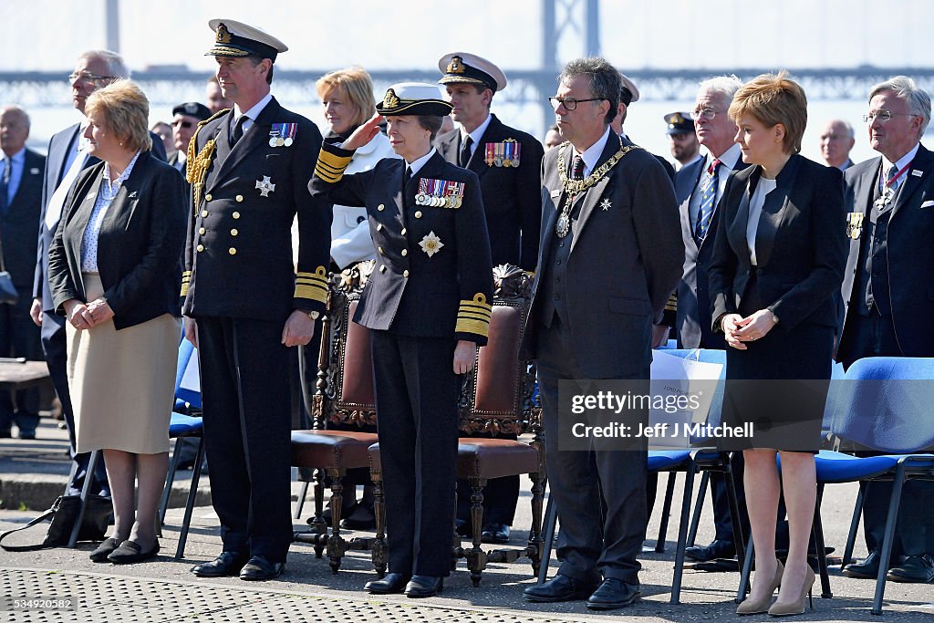 Princess Anne Leads The Battle Of Jutland Centenary Commemorations