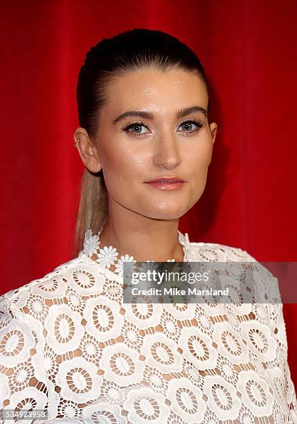 Charley Webb attends the British Soap Awards 2016 at Hackney Empire on May 28, 2016 in London, England.