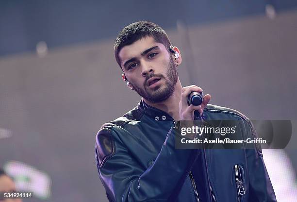 Singer Zayn Malik performs at 102.7 KIIS FM's Wango Tango 2016 at StubHub Center on May 14, 2016 in Carson, California.