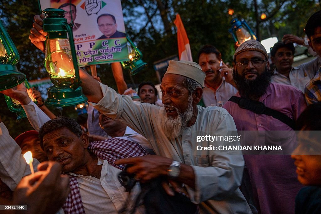 INDIA-POLITICS-CONGRESS-PROTEST