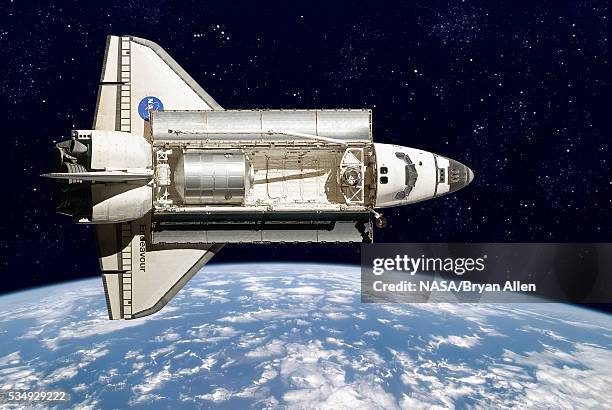 space shuttle - transbordador espacial fotografías e imágenes de stock