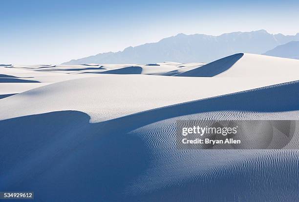 white sands national monument, new mexico - dune foto e immagini stock