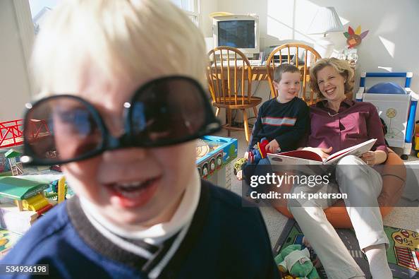 Lisa Beamer And Her Sons David And Drew At Their Home Her Husband lisa-beamer-and-her-sons-david-and-drew-at-their-home-her-husband