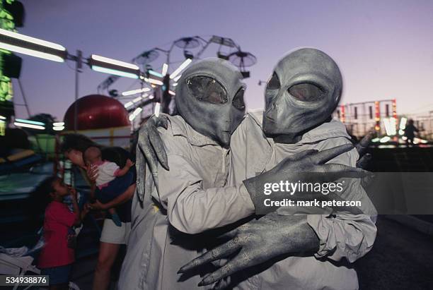 Roswell, New Mexico: Carnival During UFO Expo.