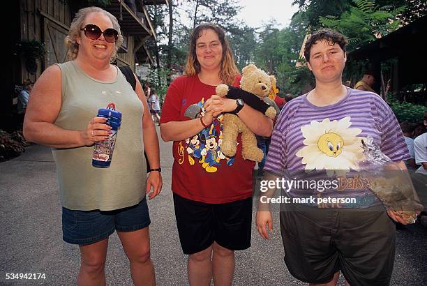 Women Visiting Dollywood Amusement Park