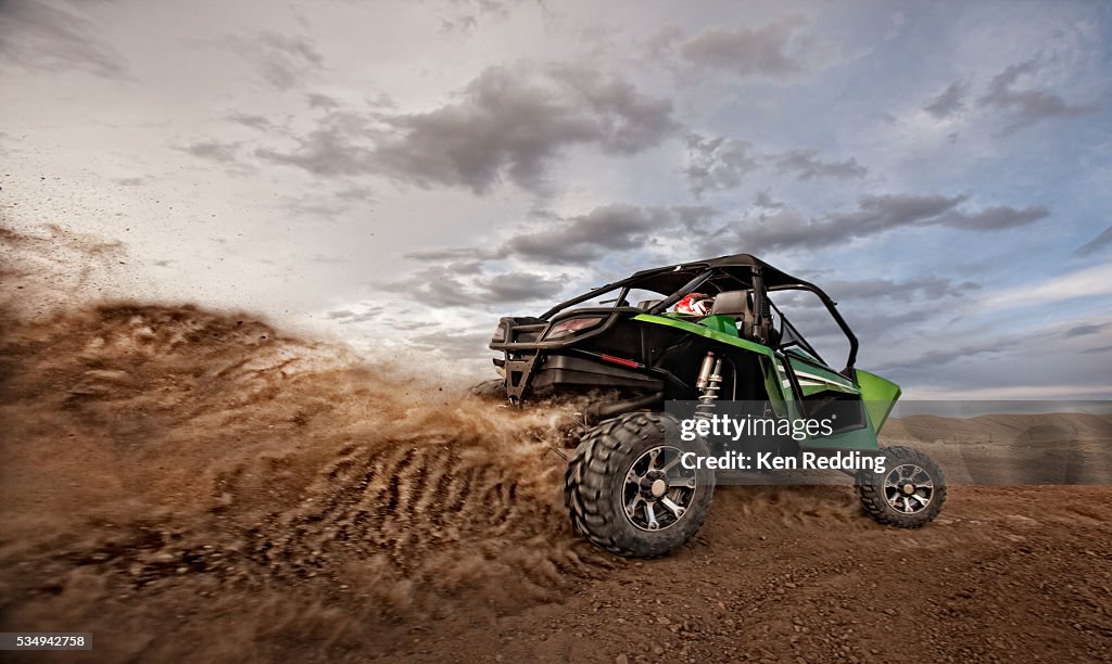 ATV in desert