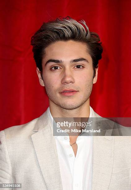 George Shelley attends the British Soap Awards 2016 at Hackney Empire on May 28, 2016 in London, England.