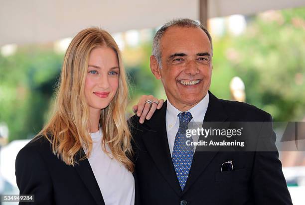 The Godmother of the Venice Film Festival 2013 Eva Riccobono arrives at the Excelsior Hotel at Lido di Venezia for the 70^ Venice Film Festival