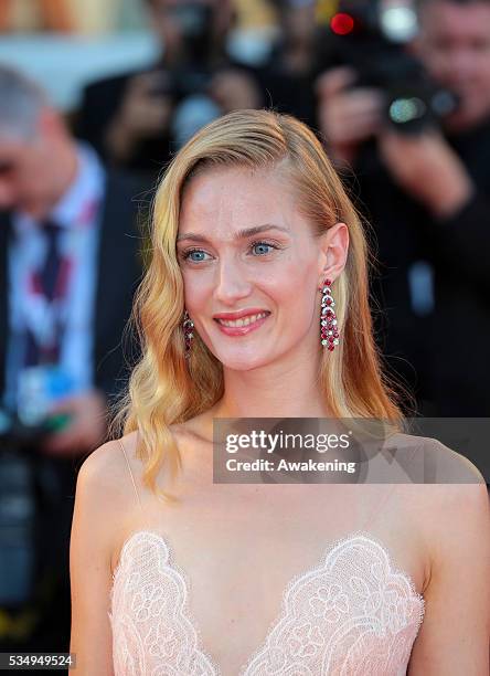 Actress Eva Riccobono attends 'Gravity' premiere and Opening Ceremony during The 70th Venice International Film Festival