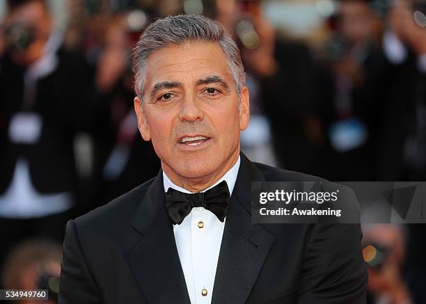 George Clooney attend 'Gravity' Premiere and Opening Ceremony during the 70th Venice International Film Festival